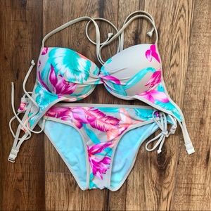 🛍3 For $25🛍 Tropical Push Up Bikini